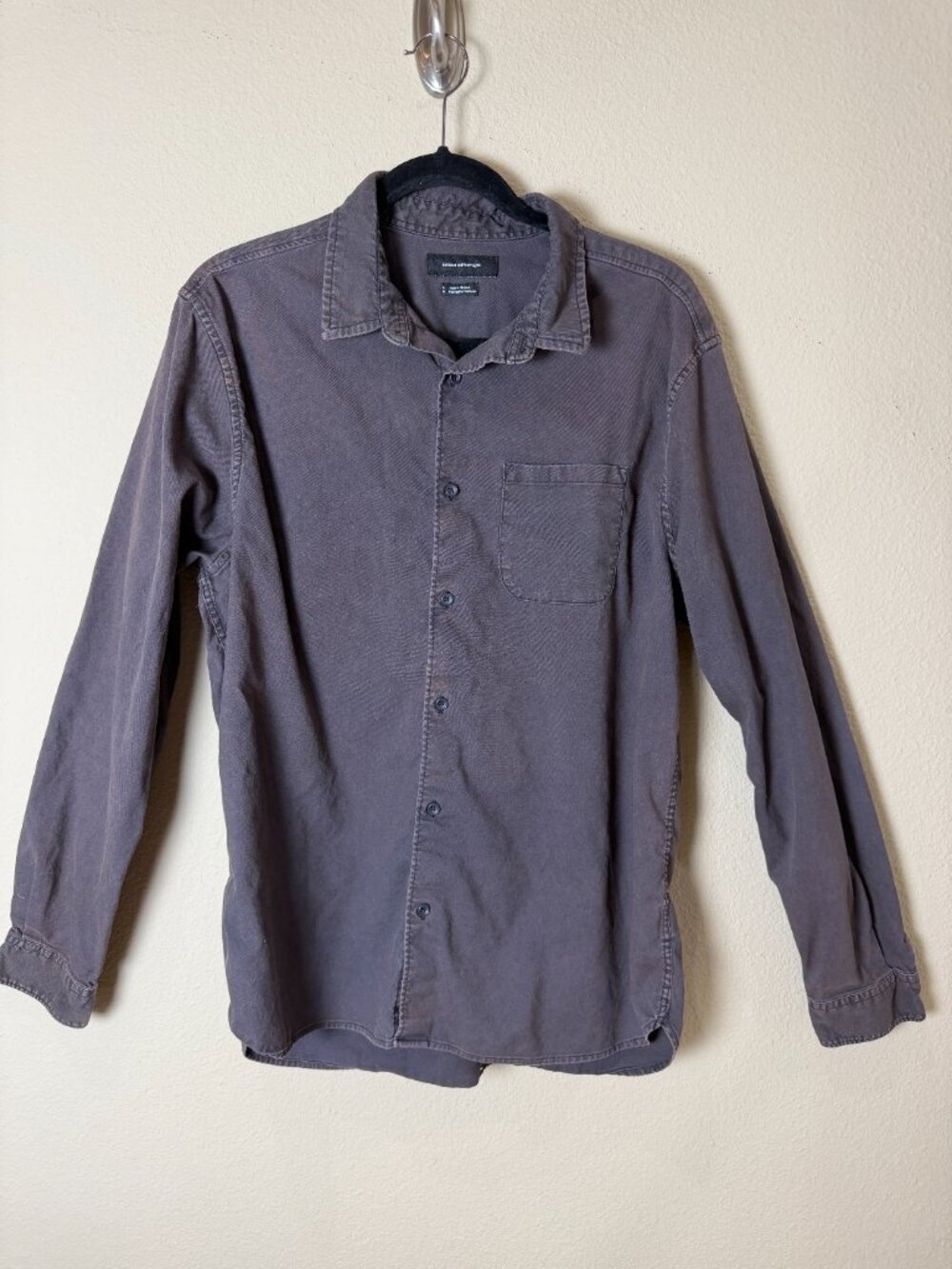 Urban Outfitters Men's Chocolate Brown Classic Button Down Shirt Size Large